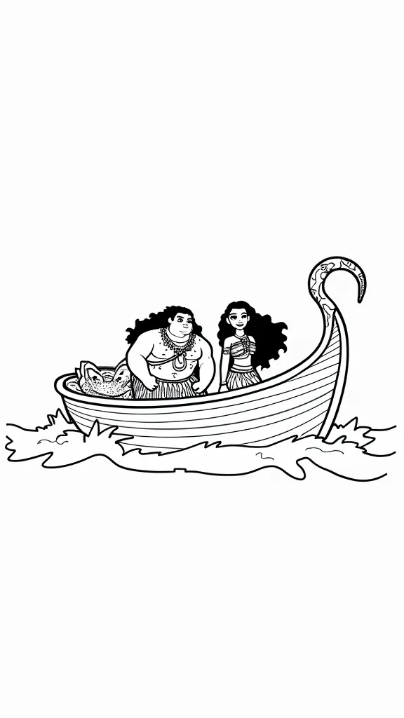 moana maui coloring pages